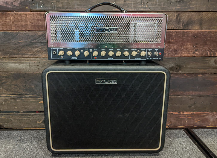 Used Vox Night Train 50 Amp Head with V1123NT 1x12" Cabinet
