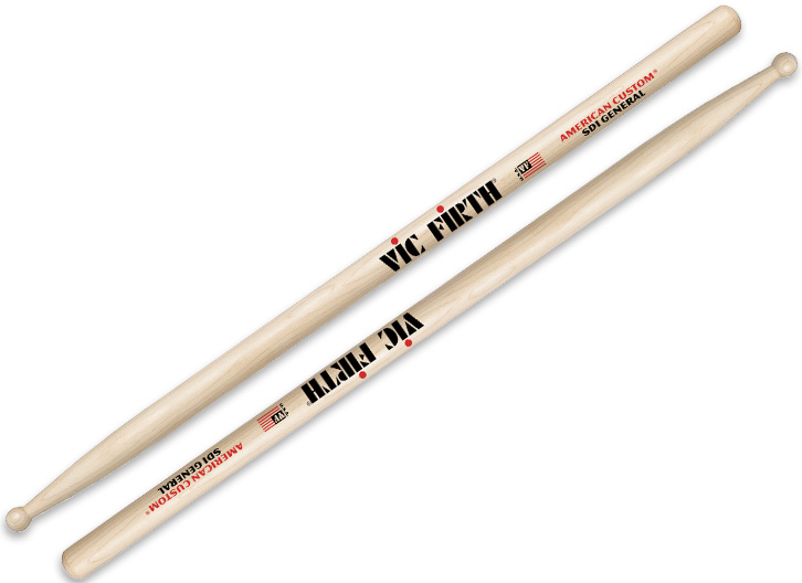 Vic Firth SD1 General Maple Wood Tip Drum Stick Pair